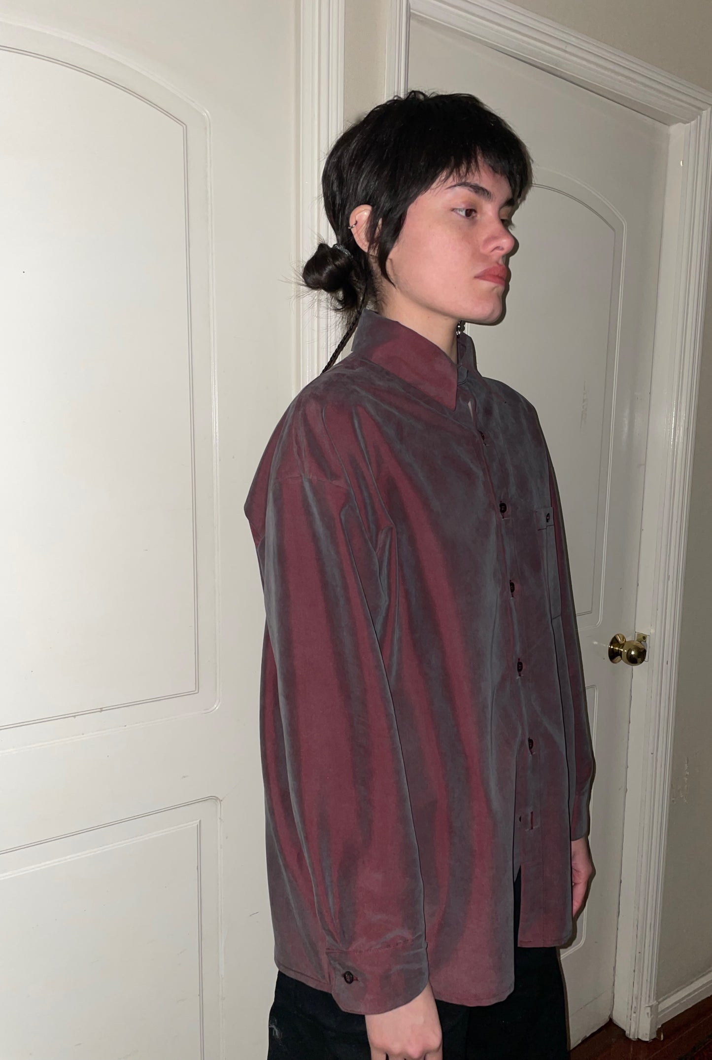 Burgundy Shirt