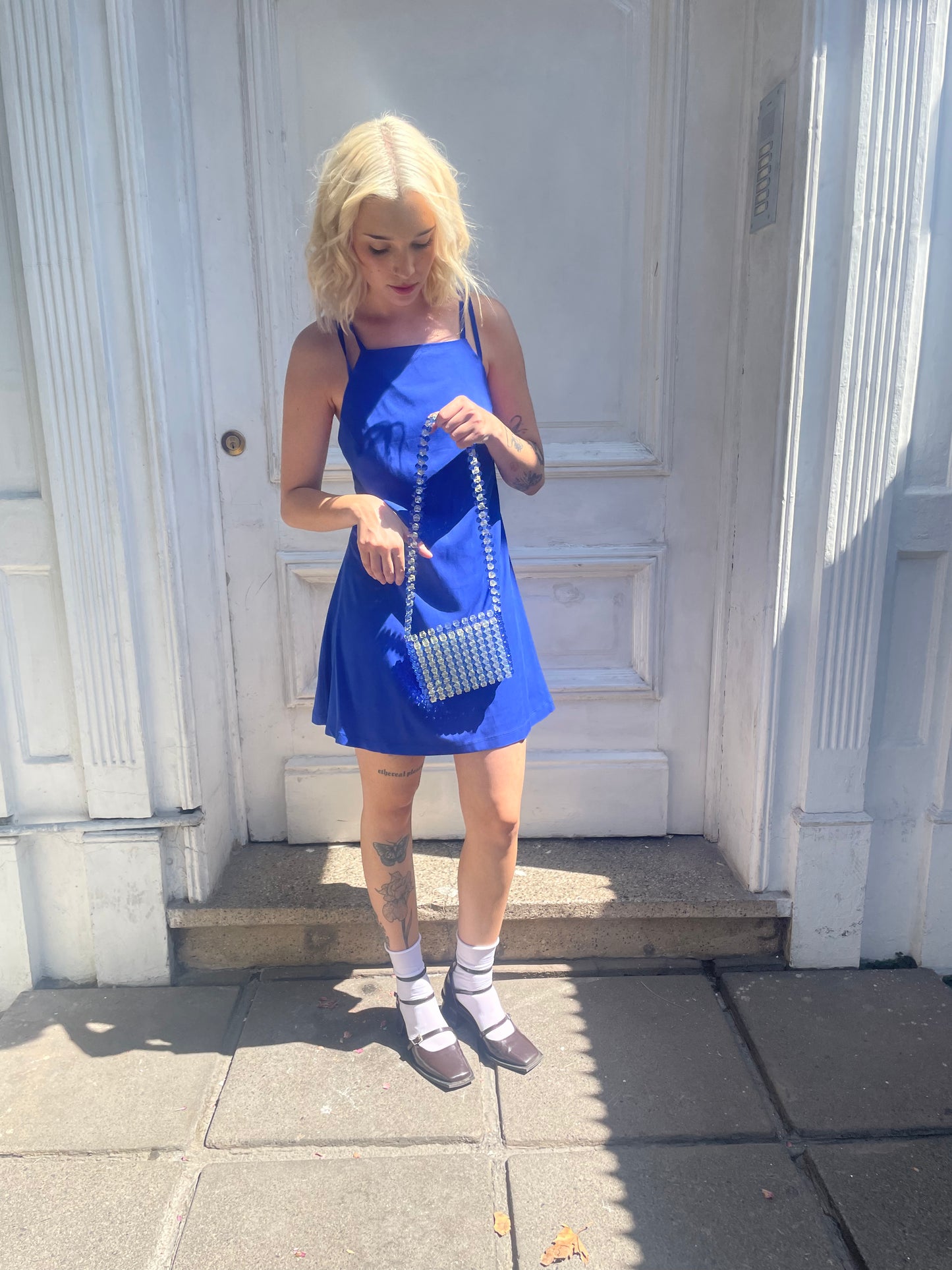 Vestido Halter Azul