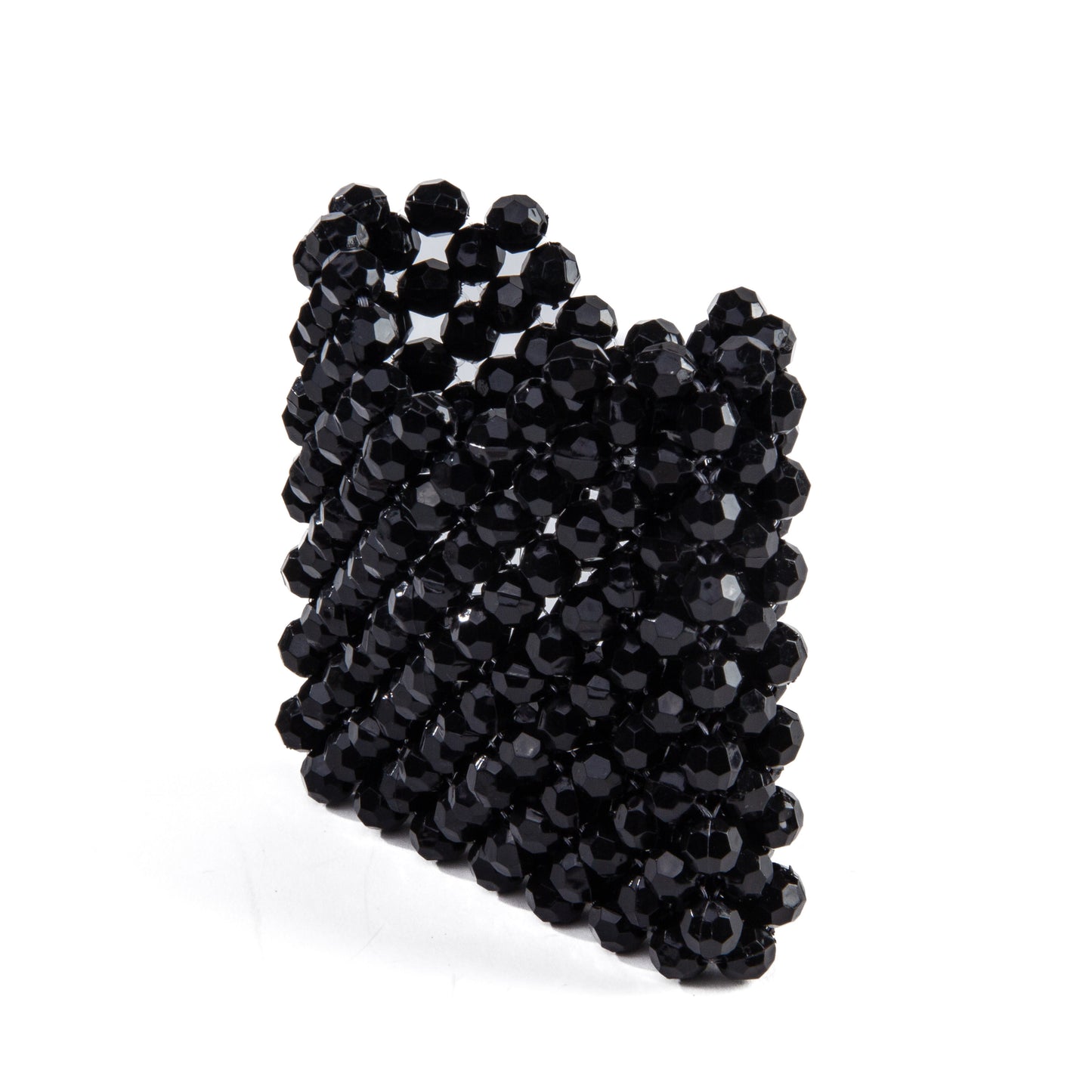 Tarjetero Beaded Negro