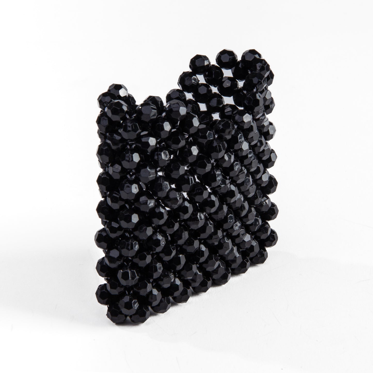 Tarjetero Beaded Negro