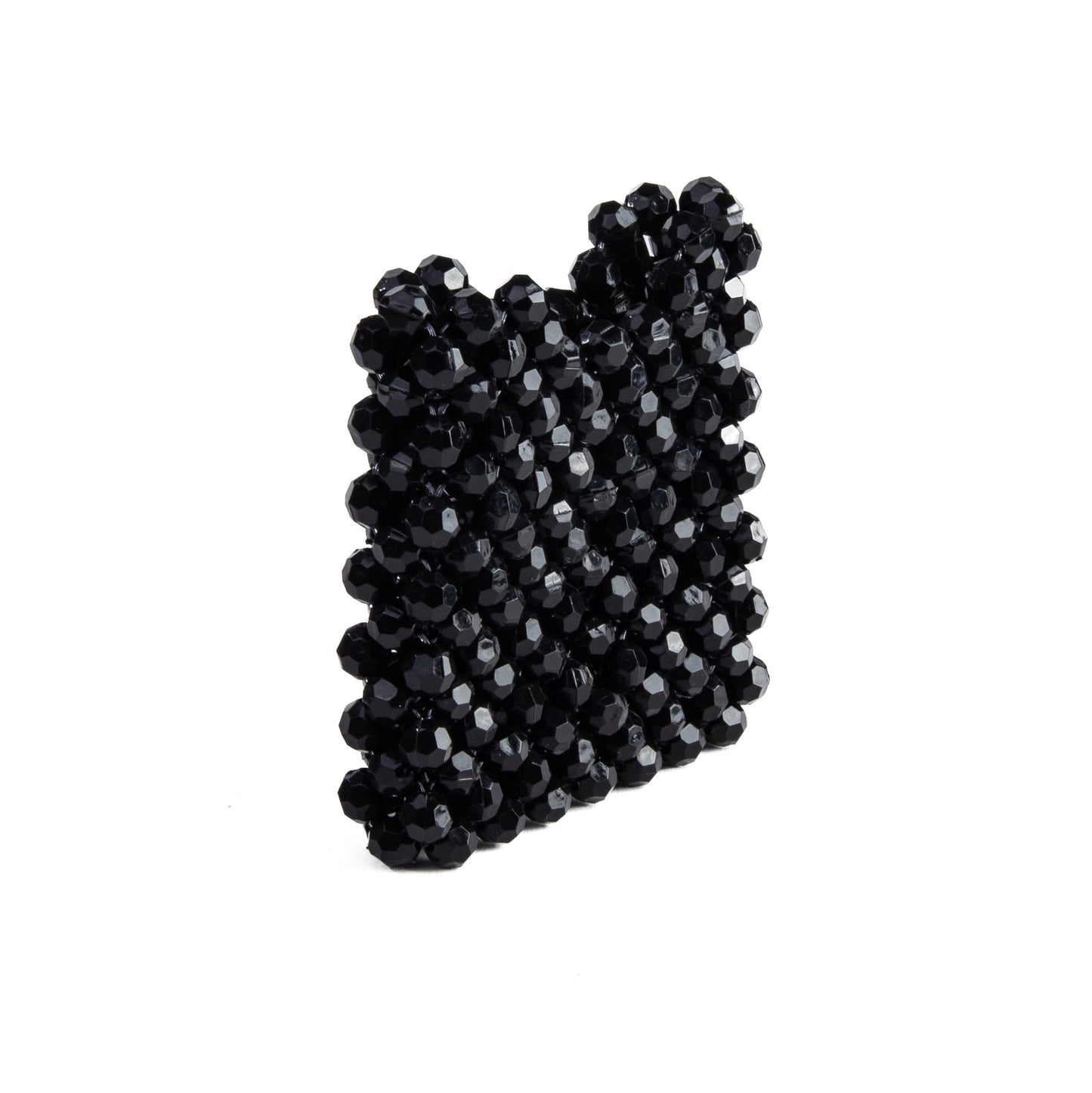 Tarjetero Beaded Negro