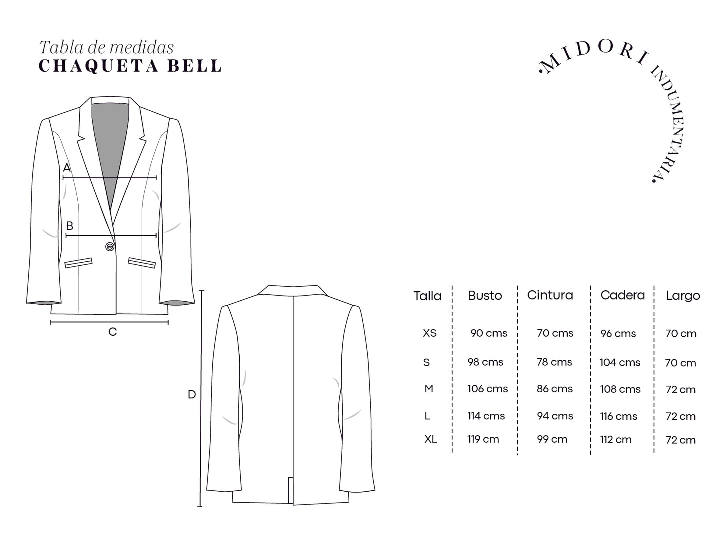 Chaqueta Bell Casimir Gris