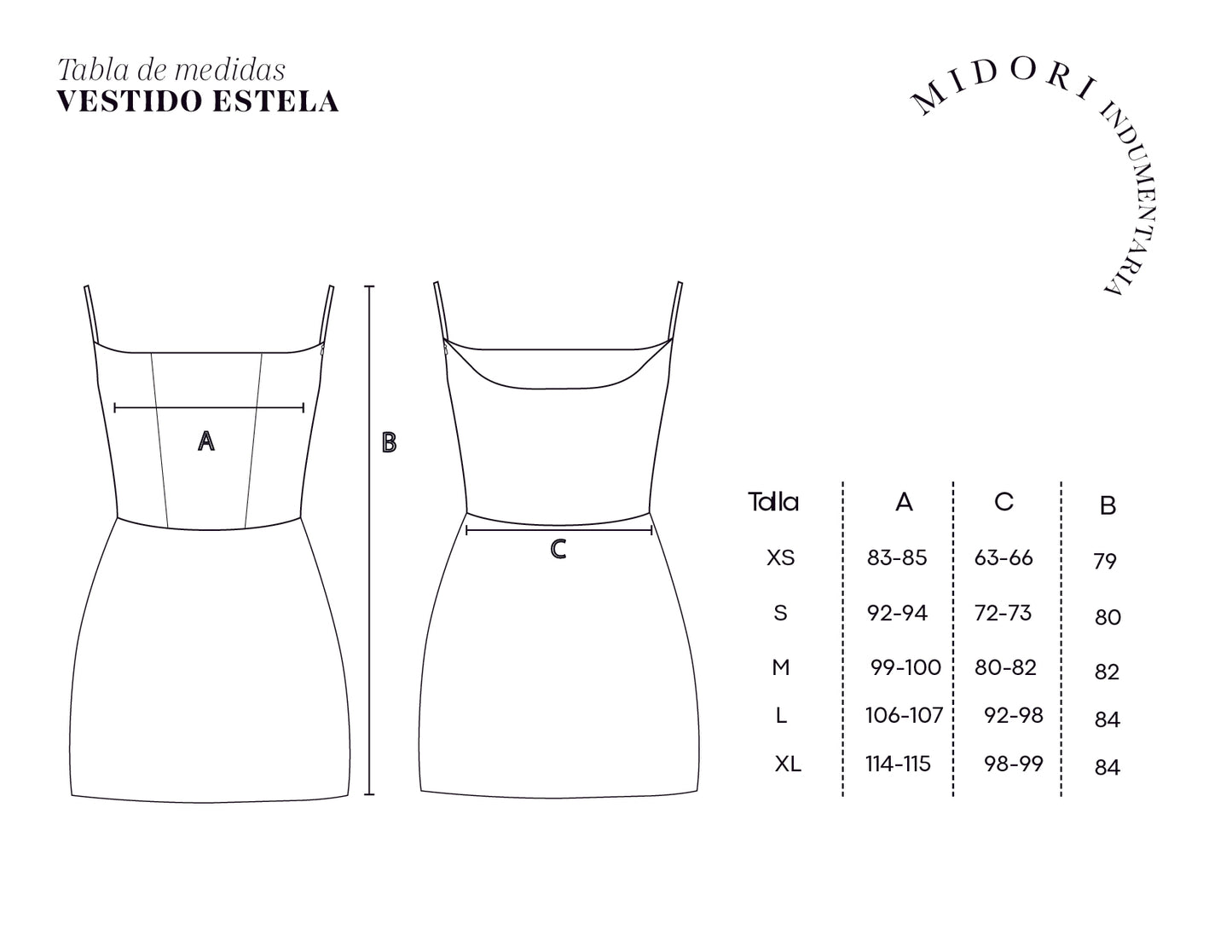Vestido Estela Gris
