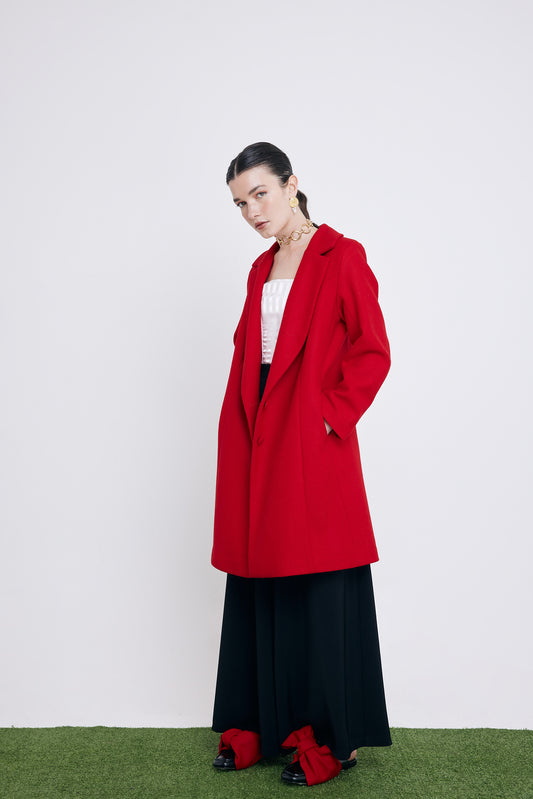 Abrigo Paloma Rojo