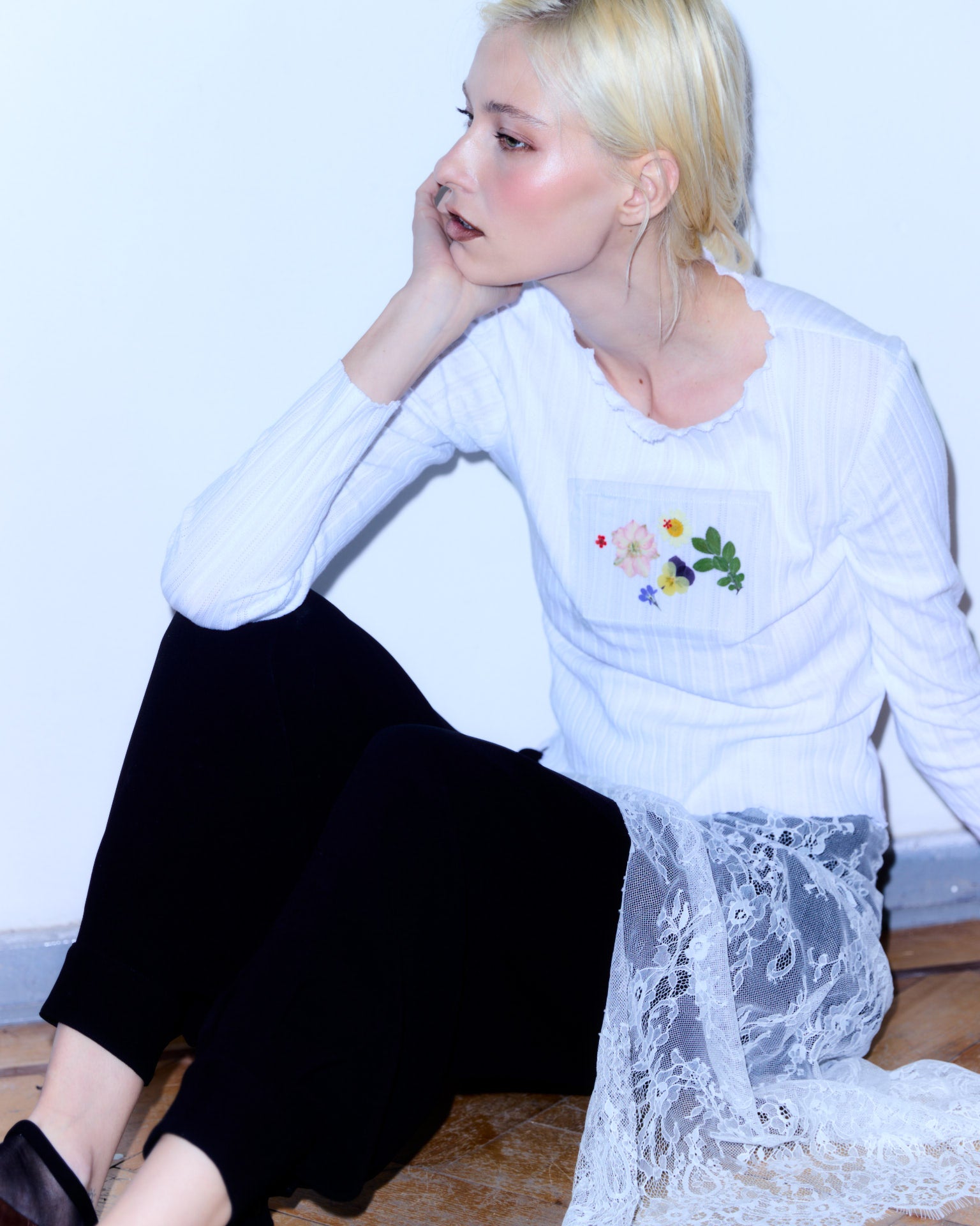 Camiseta Orquídea