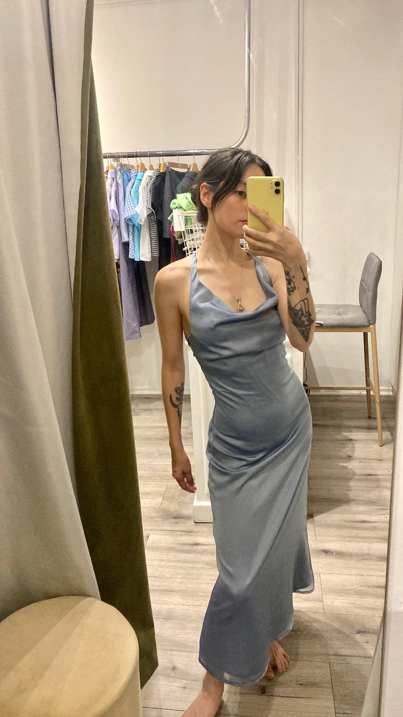 Vestido bote Celeste