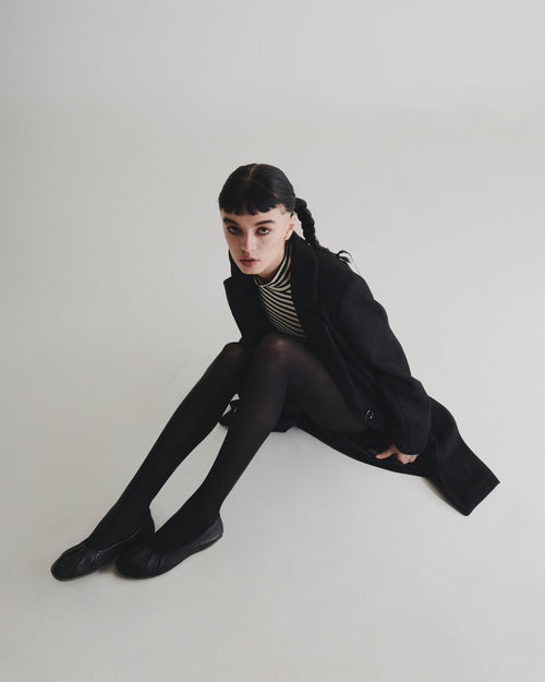 Abrigo Marinero Negro