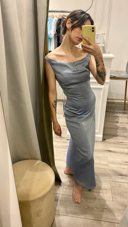 Vestido bote Celeste