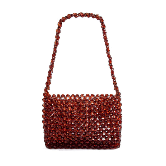 Beaded Bag Brown