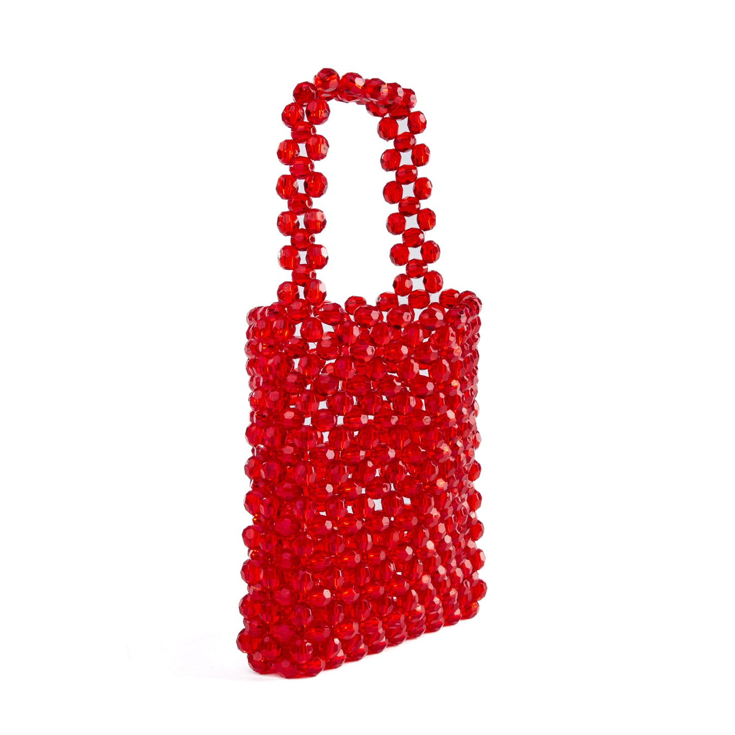 Beaded Bag RED