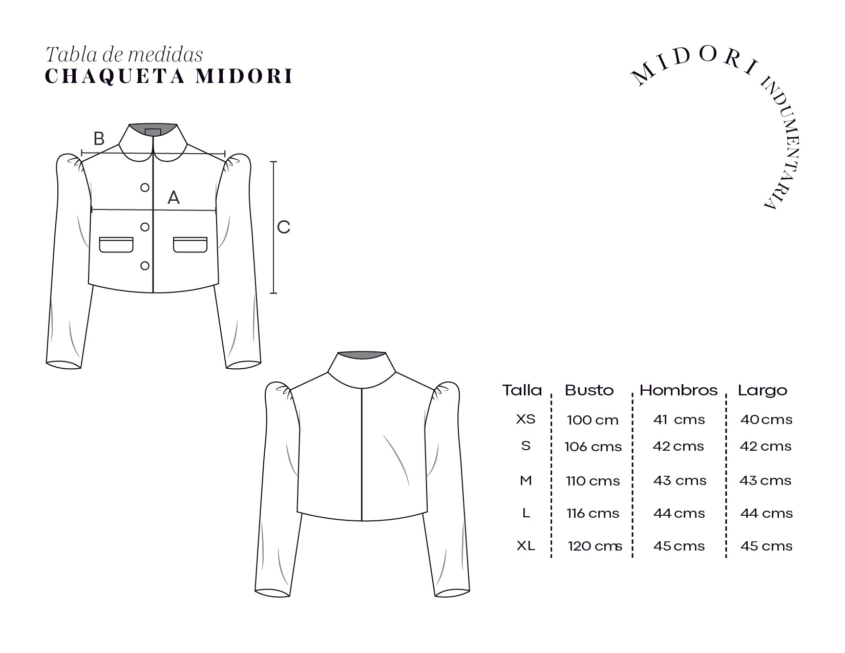 Chaqueta Midori Celeste