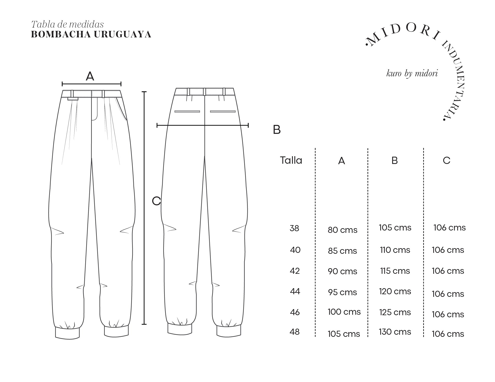 Bombacha Uruguaya Verde