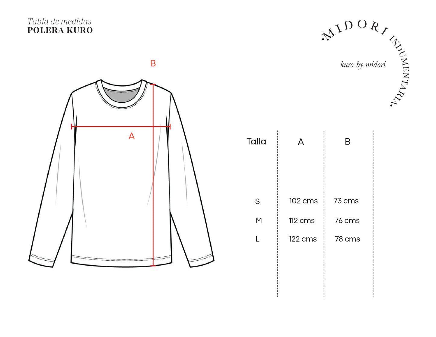 Polera Kuro Blanca